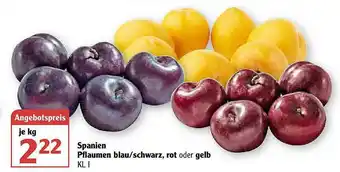 Globus Spanien Pflaumen Blau-schwarz, Rot Oder Gelb Angebot