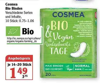 Globus Cosmea Bio Binden Angebot