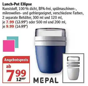 Globus Lunch Pot Ellipse Angebot