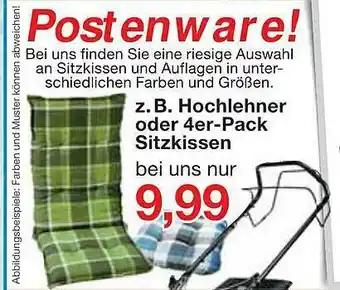 Jawoll Hochlehner Oder 4er-pack Sitzkissen Angebot