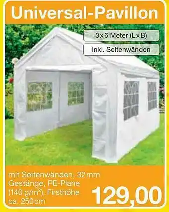 Jawoll Universal-pavillon Angebot