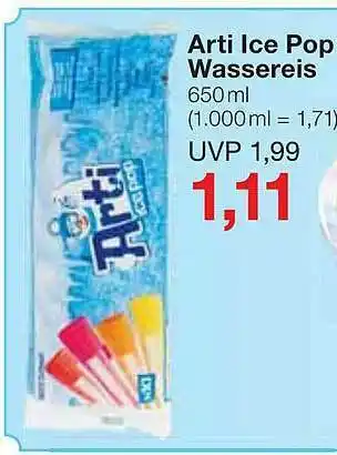 Jawoll Arti Ice Pop Wassereis Angebot