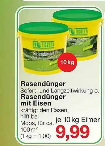 Jawoll Rasendünger Oder Rasendünger Mit Eisen Angebot