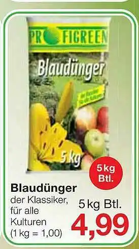 Jawoll Profigreen Blaudünger Angebot