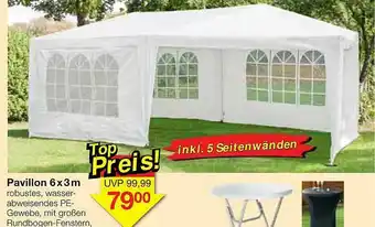 Jawoll Pavillon 6x3 M Angebot