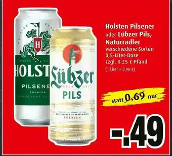 Markant Holsten Pilsener Oder Lübzer Pils, Naturradler Angebot