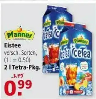 Multi Markt Pfanner Eistee Angebot