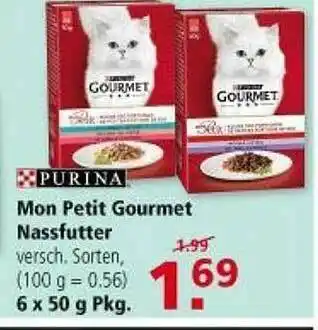 Multi Markt Purina Mon Petit Gourmet Nassfutter Angebot