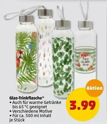 PENNY Glas-trinkflasche Angebot