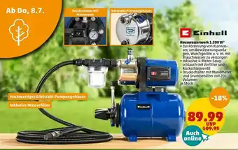 PENNY Einhell Hauswasserwerk 1.300 W Angebot