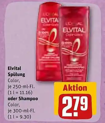 REWE Elvital spülung oder shampoo Angebot