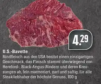 Scheck-in-Center U.s Bavette Angebot