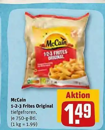 REWE Kaufpark Mccain 1-2-3 frites original Angebot