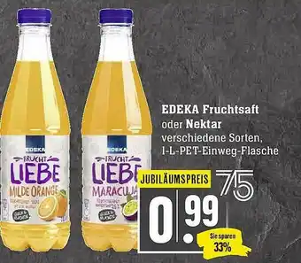 Scheck-in-Center Edeka Fruchtstaft Oder Nektar Angebot