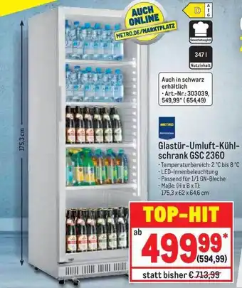 METRO Glastür-umluft-kühlschrank gsc 2360 Angebot