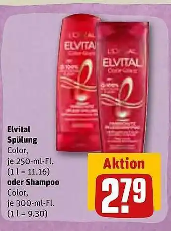 REWE Kaufpark Elvital spülung oder shampoo Angebot