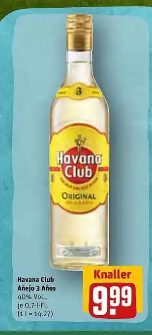 REWE Kaufpark Havana club añejo años Angebot