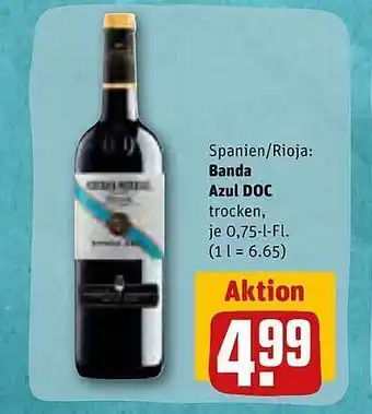 REWE Kaufpark Banda azul doc Angebot