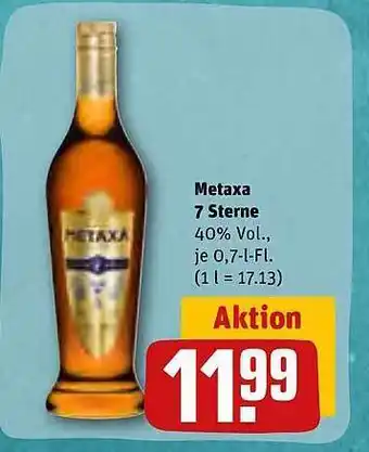 REWE Kaufpark Metaxa 7 sterne Angebot