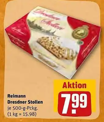 REWE Kaufpark Reimann dresdner stollen Angebot