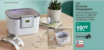 Aldi Nord Quigg Ultraschall-reinigungsgerät Angebot
