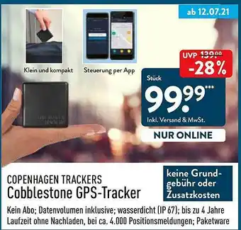 Aldi Nord Copenhagen Trackers Cobblestone Gps-tracker Angebot