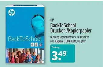 Aldi Nord Hp Backtoschool Drucker- Kopierpapier Angebot