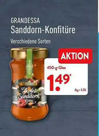 Aldi Nord Grandessa Sanddorn-konfitüre Angebot