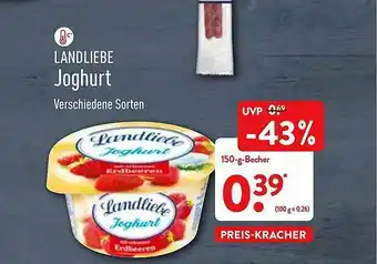 Aldi Nord Landliebe Joghurt Angebot