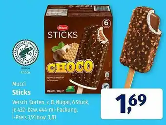 Aldi Süd Mucci Sticks Angebot