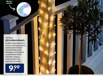 Aldi Süd Casa Deco Led-lichterschlauch Angebot