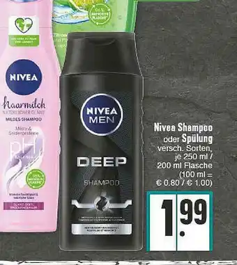 E-Center Nivea Shampoo Oder Spülung Angebot