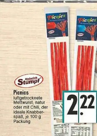 E-Center Picnics Angebot