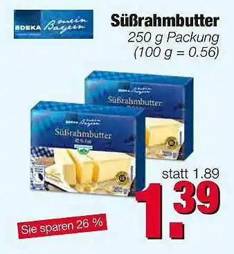 Edeka Scherer Edeka Mein Bayern Süßrahmbutter Angebot