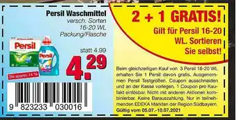 Edeka Scherer Persil Waschmittel Angebot