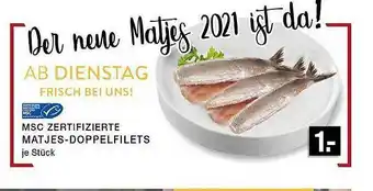 Edeka Zurheide Msc Zertifizierte Matjes-doppelfilets Angebot