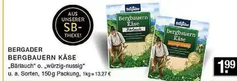 Edeka Zurheide Bergader Bergbauern Käse Angebot