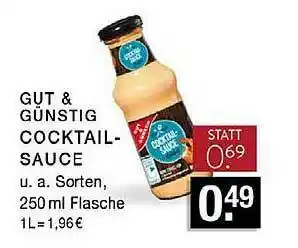 Edeka Zurheide Gut & Gustig Cocktail-sauce Angebot