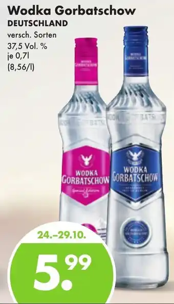 Trink und Spare Wodka Gorbatschow 0,7L Angebot