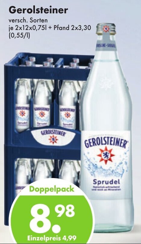 Alle Gerolsteiner Angebote Entdecken Sie das günstigste Gerolsteiner