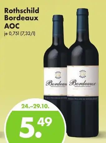 Trink und Spare Rothschild Bordeaux AOC 0,75L Angebot