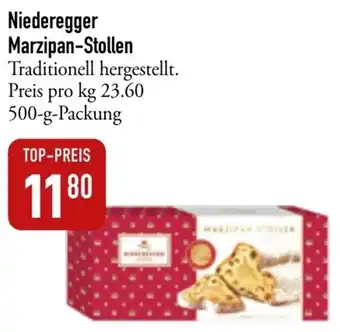 Galeria Markthalle Niederegger Marzipan Stollen 500 g Packung Angebot