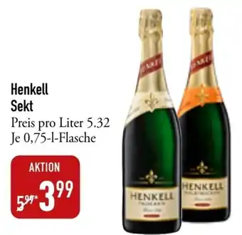 Galeria Markthalle Henkell Sekt 0,75 L Flasche Angebot