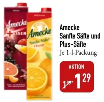 Galeria Markthalle Amecke Sanfte Säfte oder Plus Säfte 1 L Packung Angebot