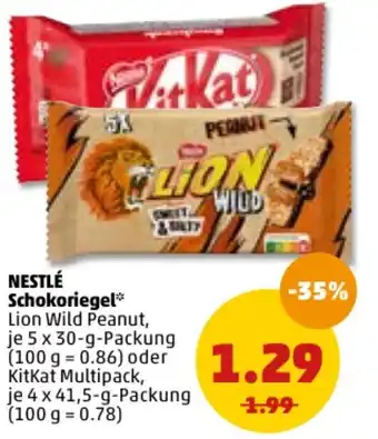 PENNY Nestlé Schokoriegel 5x30g Angebot