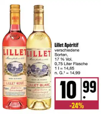 nah & gut Lillet Apéritif 0,75 Liter Flasche Angebot