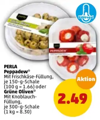 PENNY Perla Peppadew 150g oder Grüne Oliven 300g Angebot