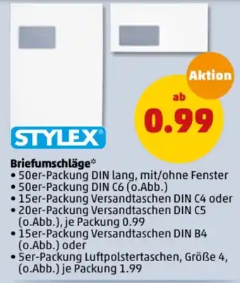 PENNY Stylex Briefumschläge Angebot