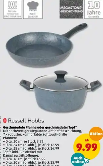PENNY Russell Hobbs Geschmiedete Pfanne oder geschmiedeter Topf Angebot