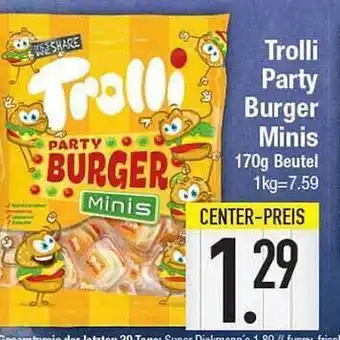 E-Center Trolli party burger minis Angebot